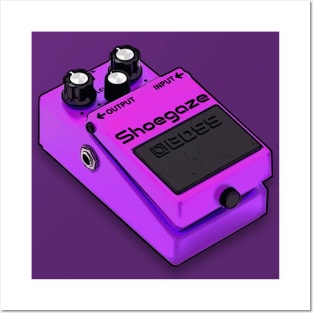 Shoegaze Guitar Effects Pedal /// Guitarist Design Posters and Art